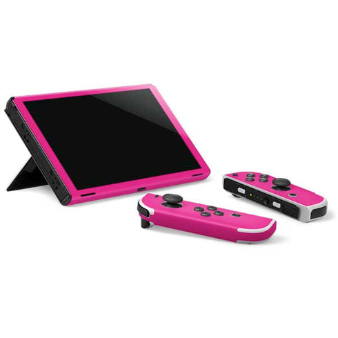 Betty Boop Pink Background Nintendo Switch OLED (2021) Skin